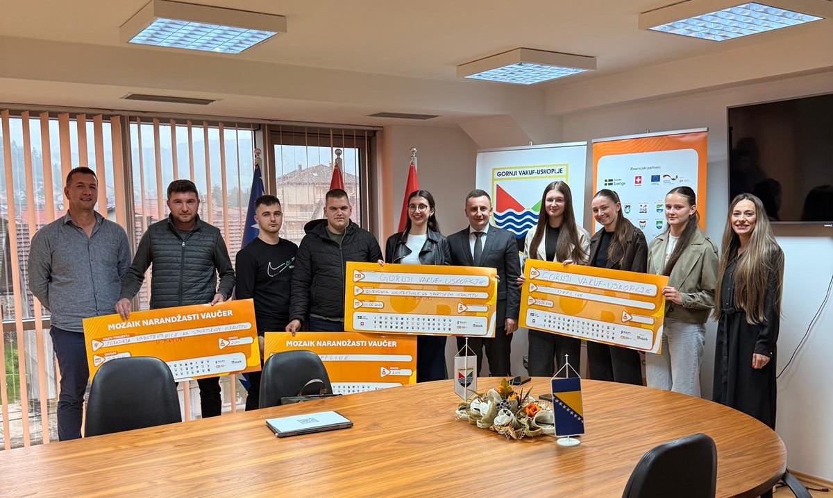Potpisani ugovori za projekte Omladinske banke u Općini Gornji Vakuf-Uskoplje